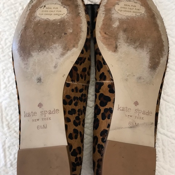 Kate Spade animal print flats - Picture 4 of 5